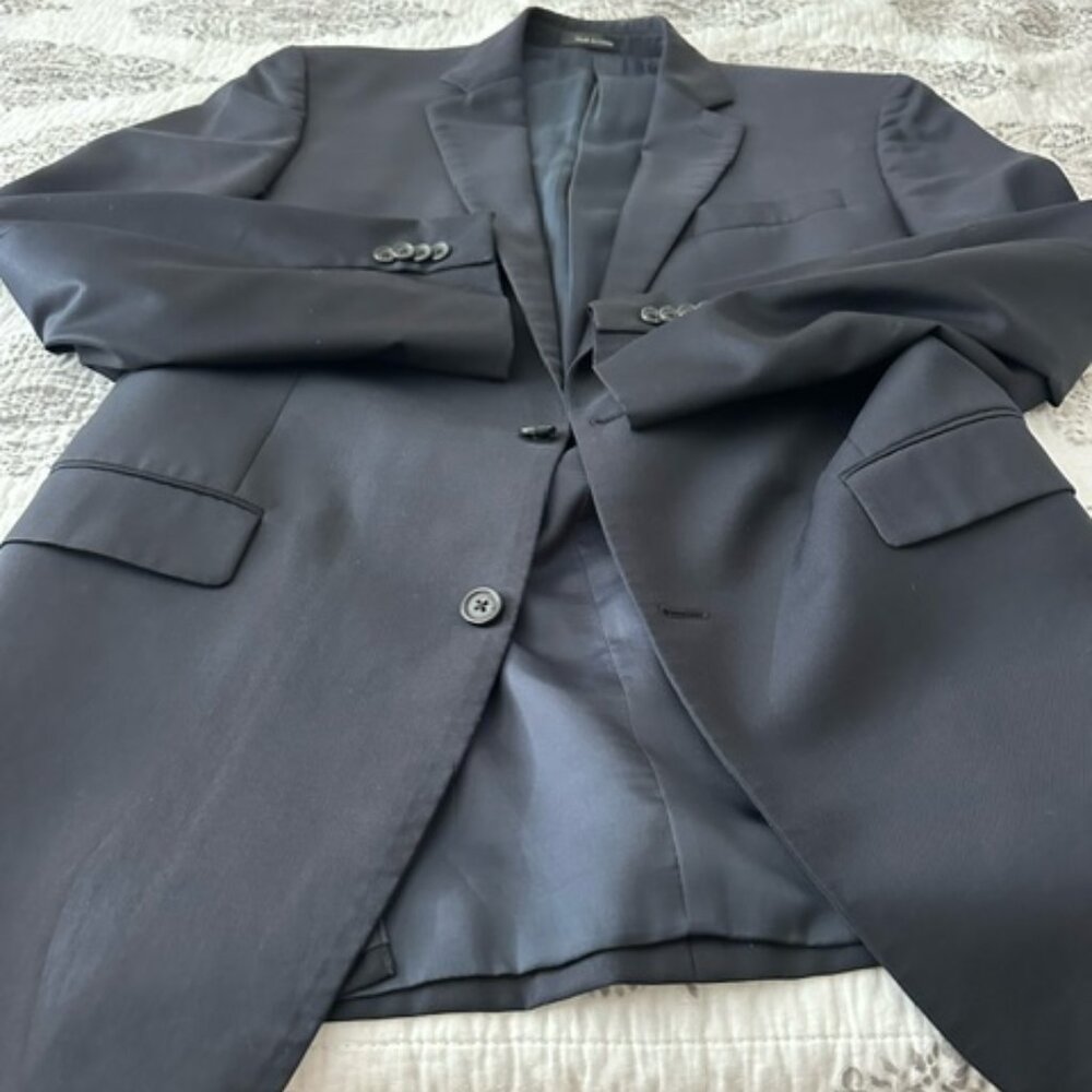 Wool Michael Kors Navy Suit - 42L - Picture 7 of 8